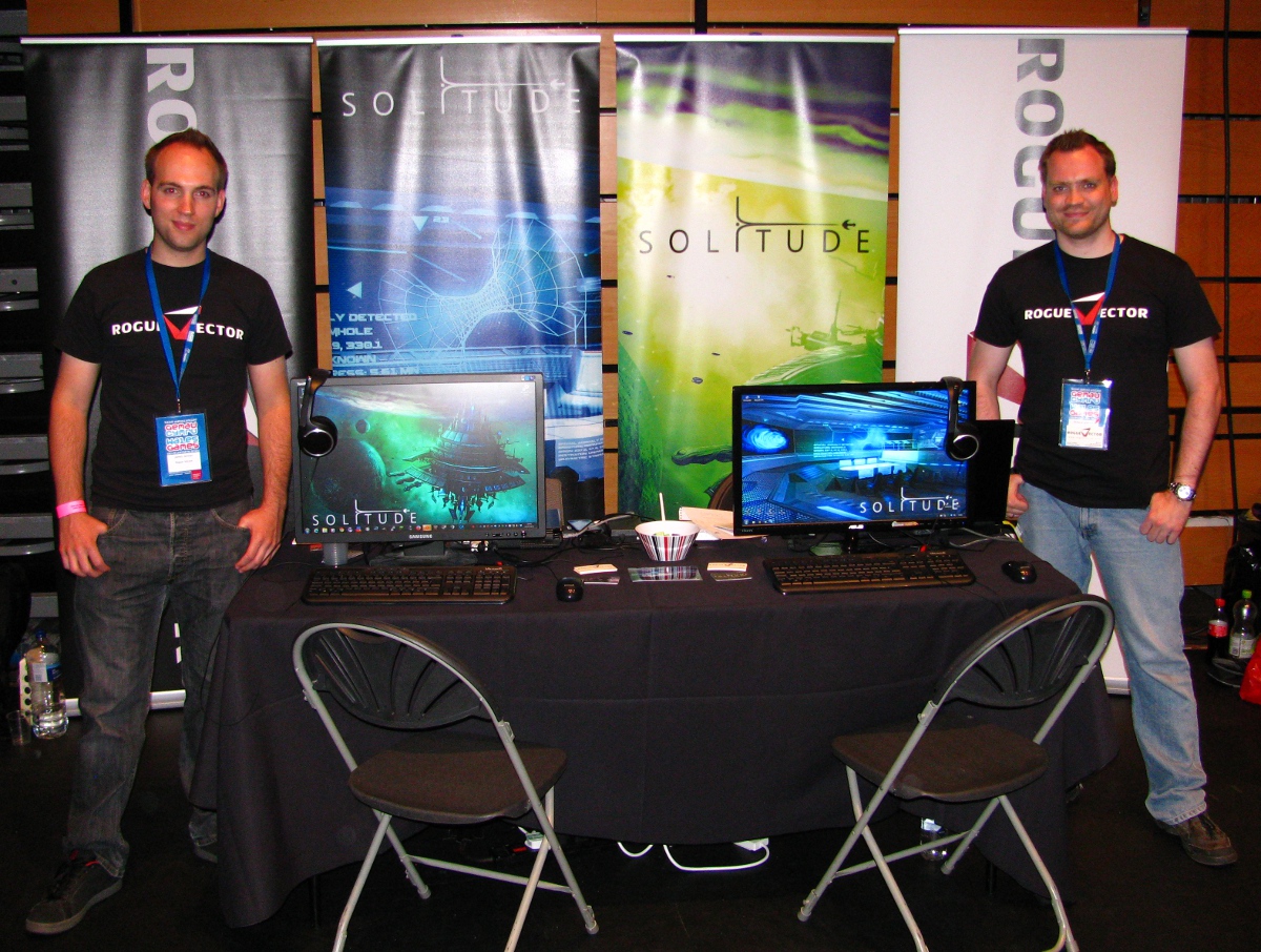 Solitude Booth at Wales Games Development Show 2014